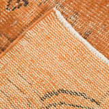 Orange wool turkish rug 299x178cm