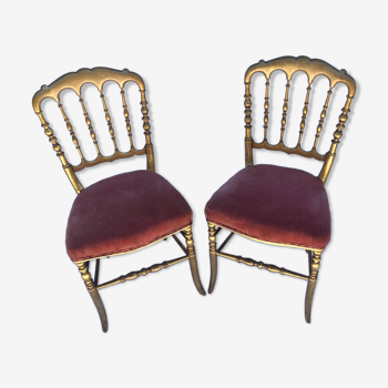 Pair of Napoleon III chairs