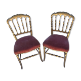 Pair of Napoleon III chairs