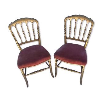 Pair of Napoleon III chairs