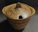 Vintage stoneware mustard pot from the 20th century