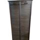 Old double curtained oak filing cabinet