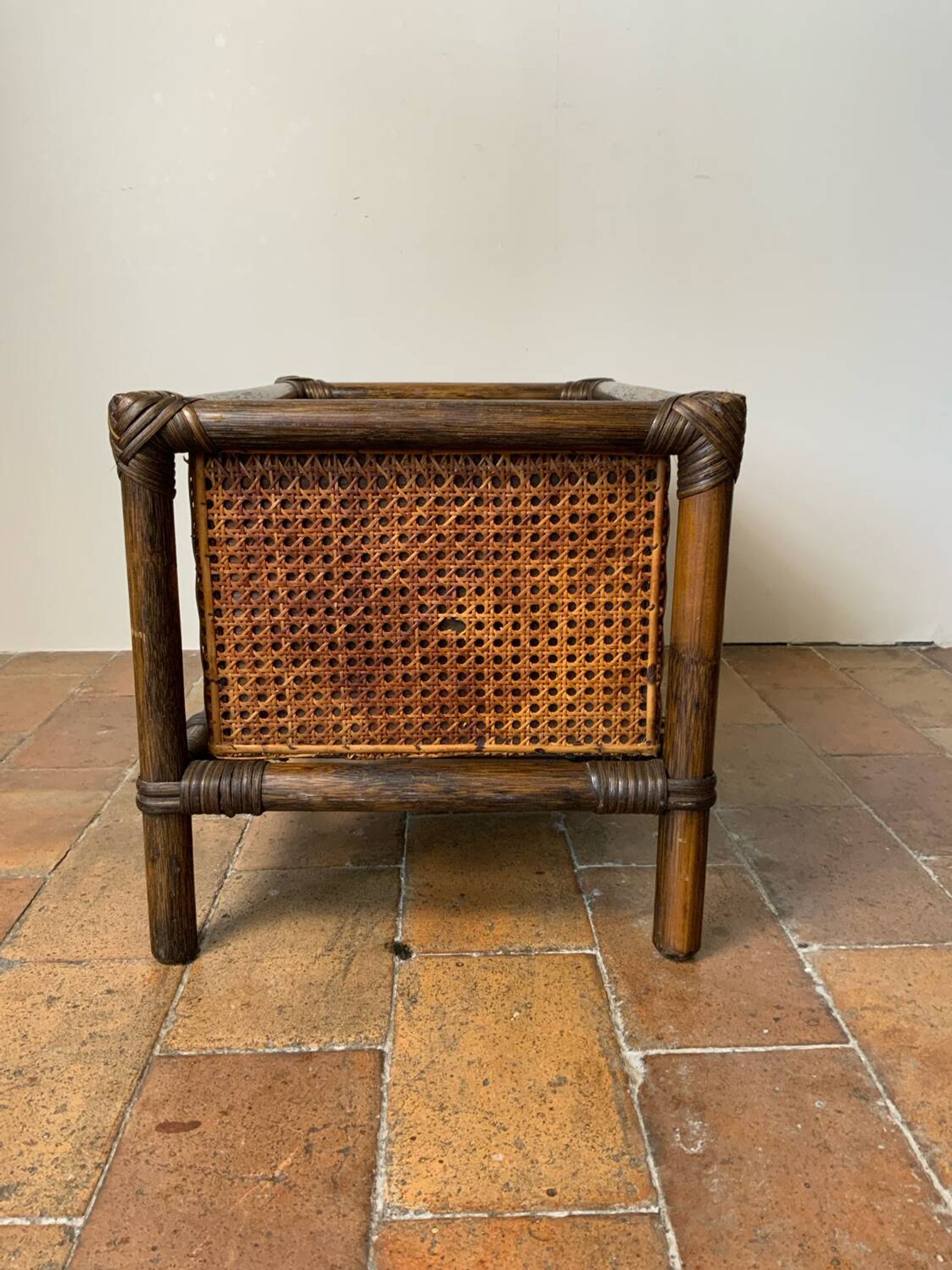 Bamboo and cane planter