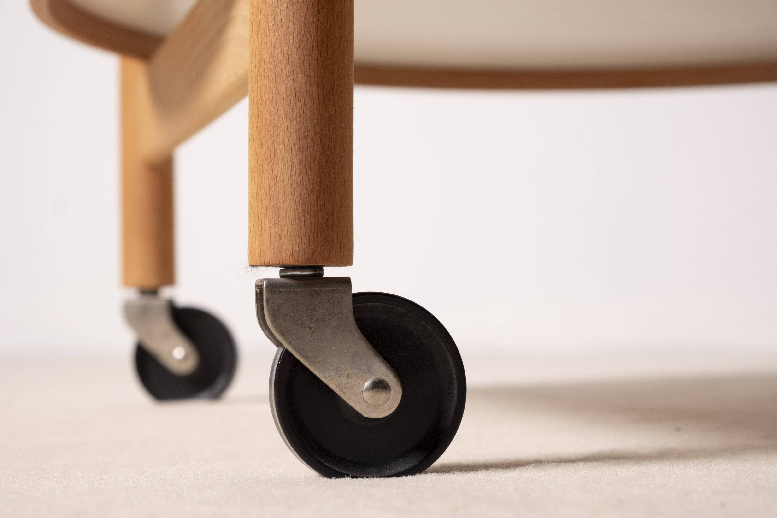Folding service table Hans Bølling Model 50 by Brdr. Krüger in Denmark