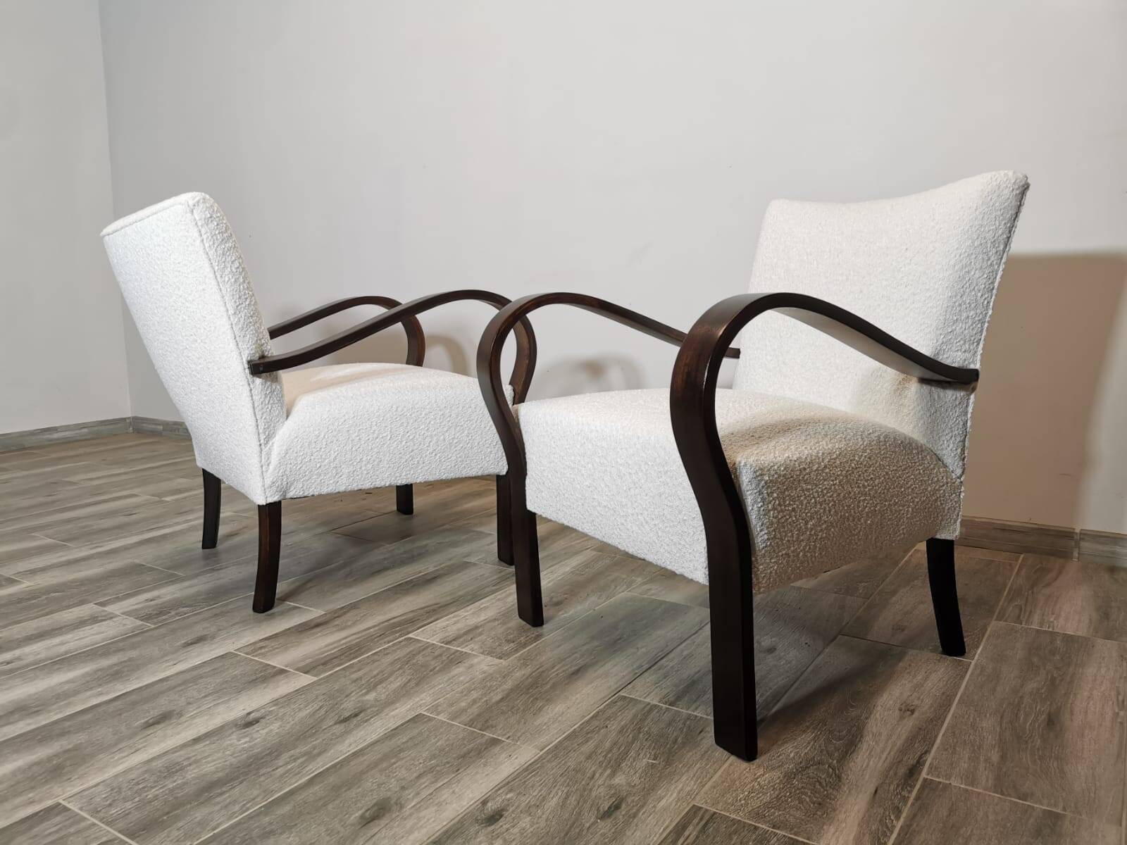 Art Deco Lounge Chairs, Set of 2