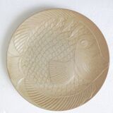 Flat plates Fish Sandstone CNP Village France Lot of 6