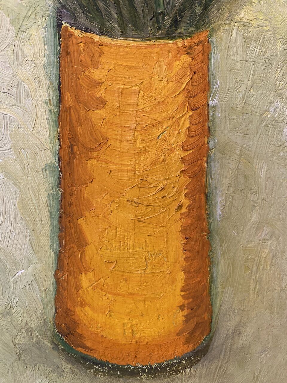 Still life with spring flowers, signed Jafé and dated on the back 1969