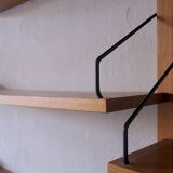 Danish modular teak shelf system by Poul Cadovius for Cado Royal 1950-60