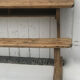 School desk and bench 3 places child wood