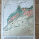Original map of Morocco 37x27cm - 1908