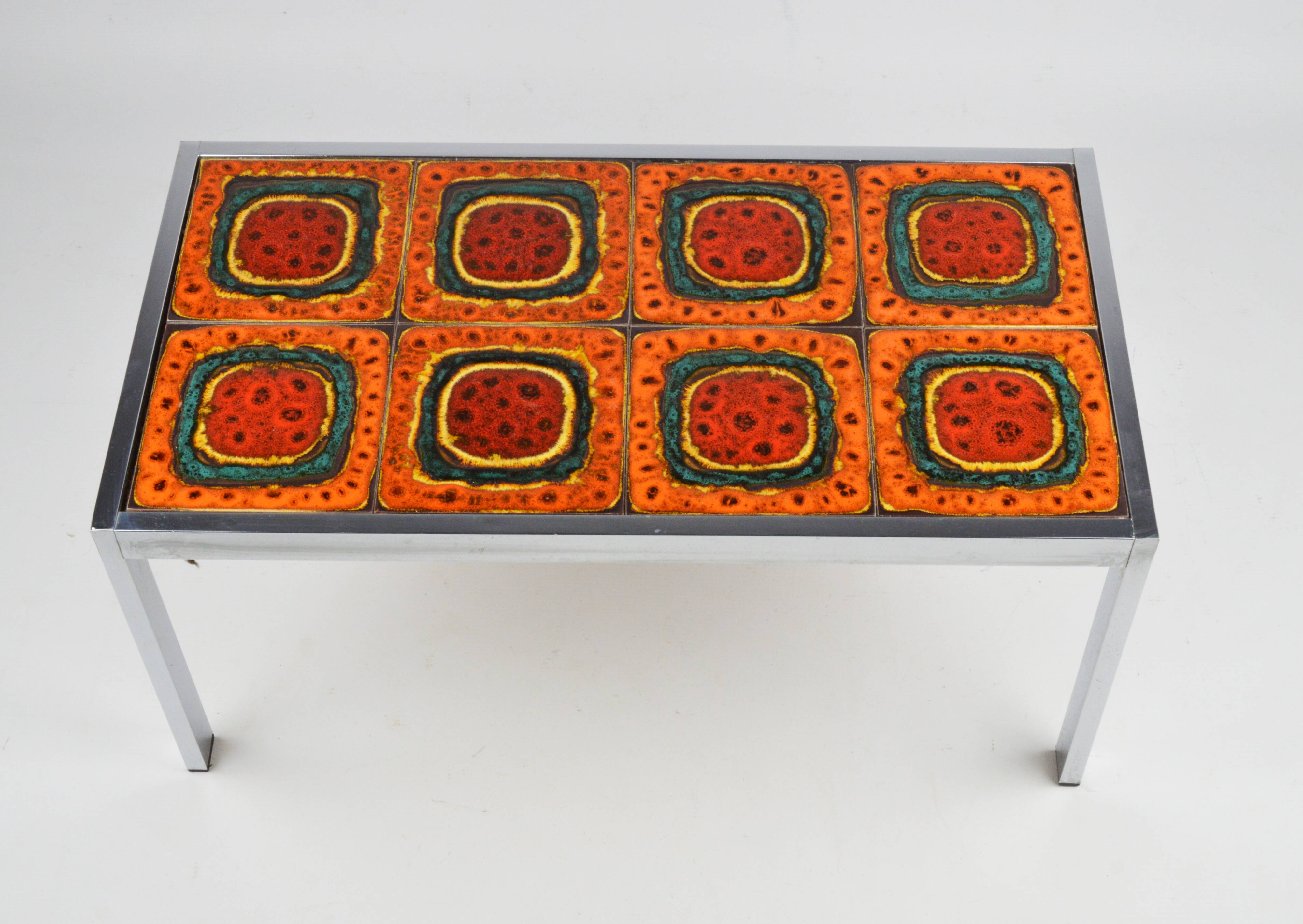 Vintage Ceramics Table, 1970s
