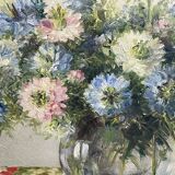 Bouquet de fleurs Solange Devienne gouache
