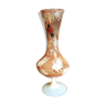 Vase en opaline véritable d'Italie peint à la main.