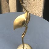 Large brass stilt walker