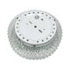Massive Belgium Vintage Pressed Glass Mid-Century Rosette Ceiling Lamp Wall