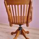 Fauteuil de bureau pivotant d'époque 1940 environ