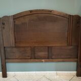 1950s oak headboard