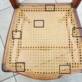 2 chaises cannées
