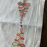 Handmade antique table runner