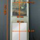 Painted wooden trumeau mirror, Louis XV style – first part of the 20th century