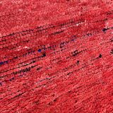 Red Boujad Moroccan rug - 223 x 107 cm