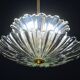 Art Deco pendant light Murano glass by Barovier, 1950