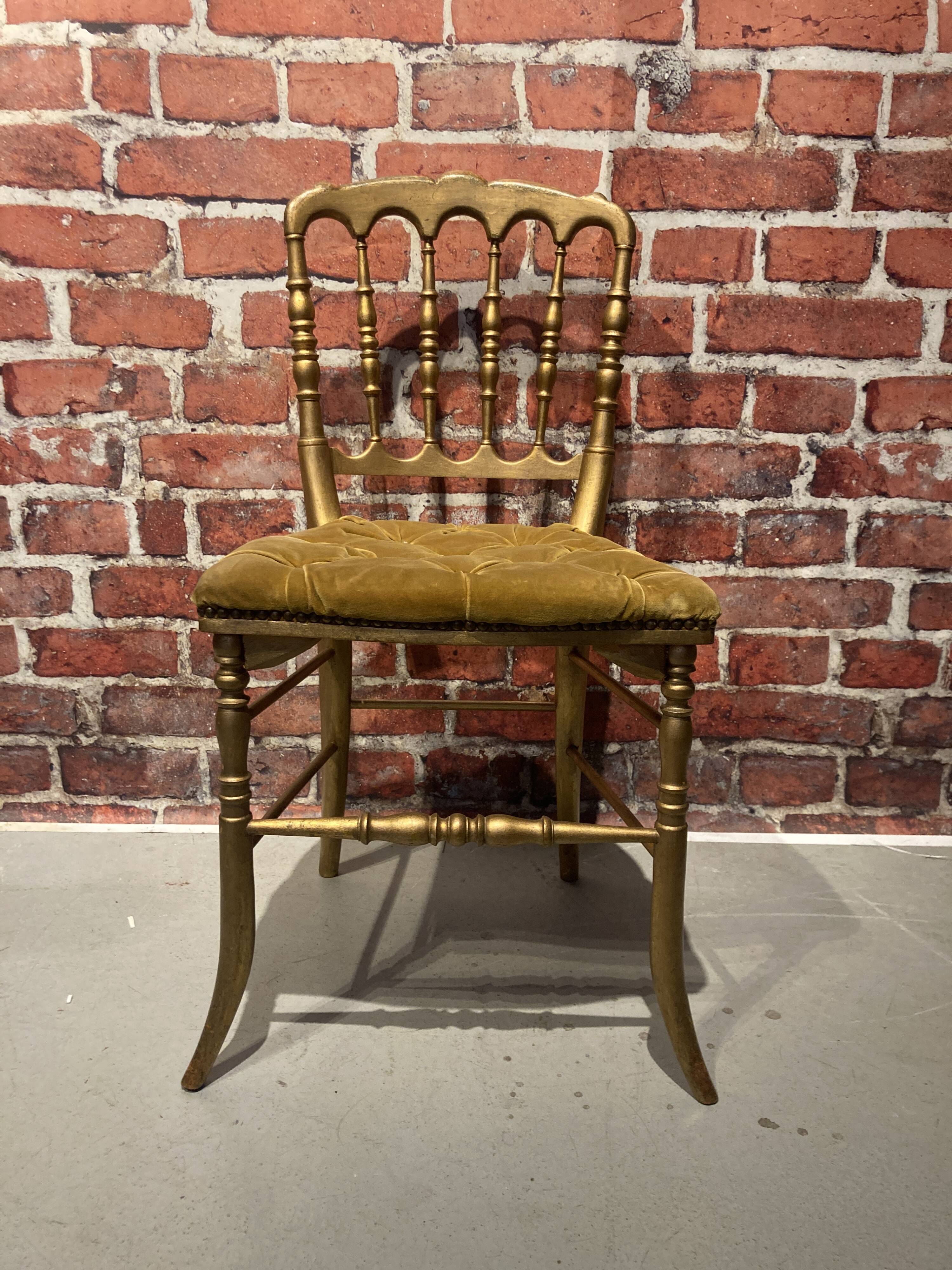 Pair of empire style chairs