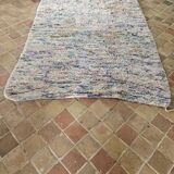 Berber boujaad rug in rustic wool 250 x 185 cm light mottled