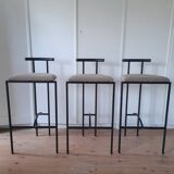 Set of 3 Tokyo bar stools by Rodney Kinsman for Bieffeplast.