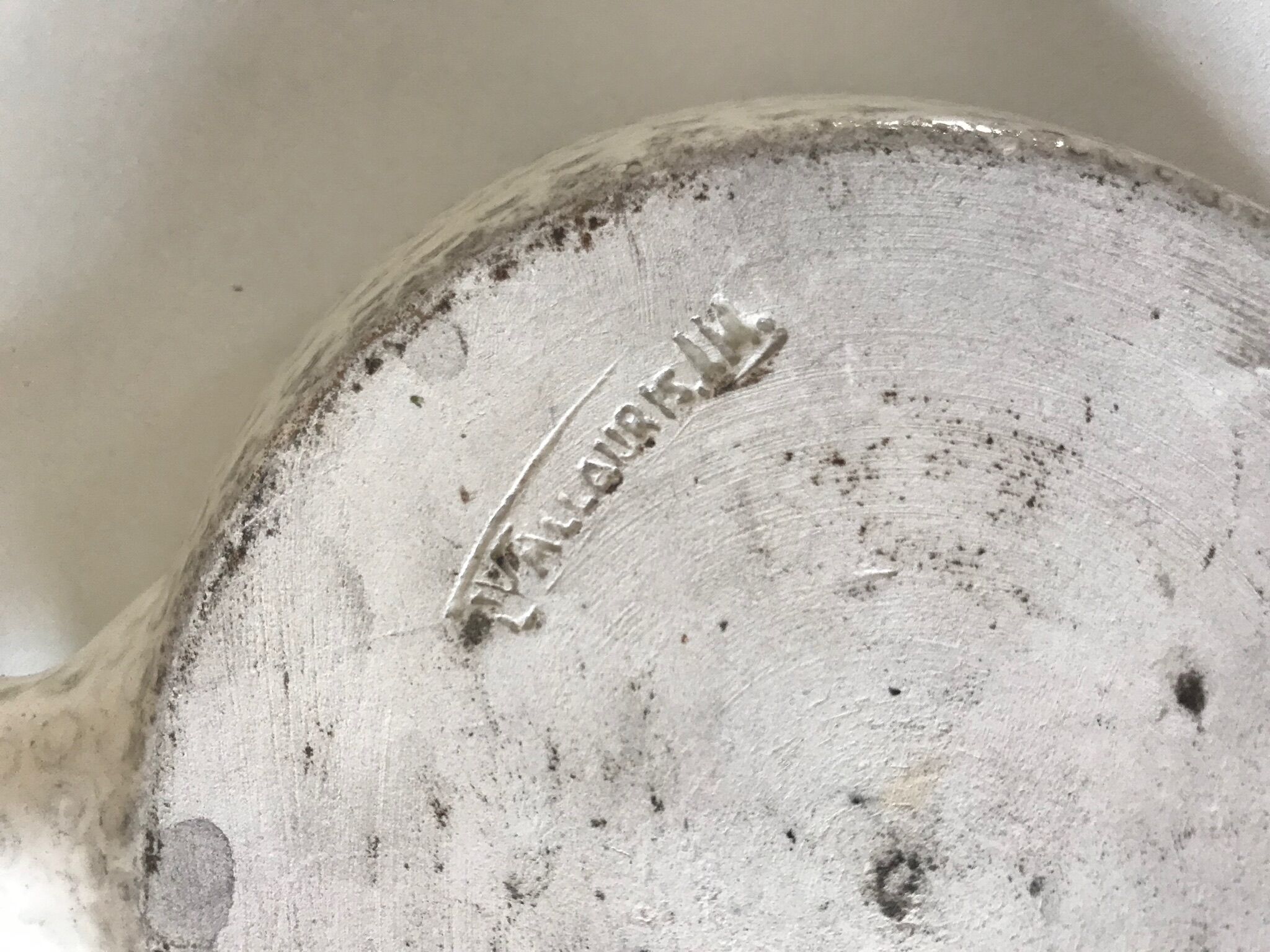 Signed vallauris vintage 50s ceramic