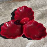 Bordeaux Trilobed Ceramic Cup from the 1950s Shell Shape