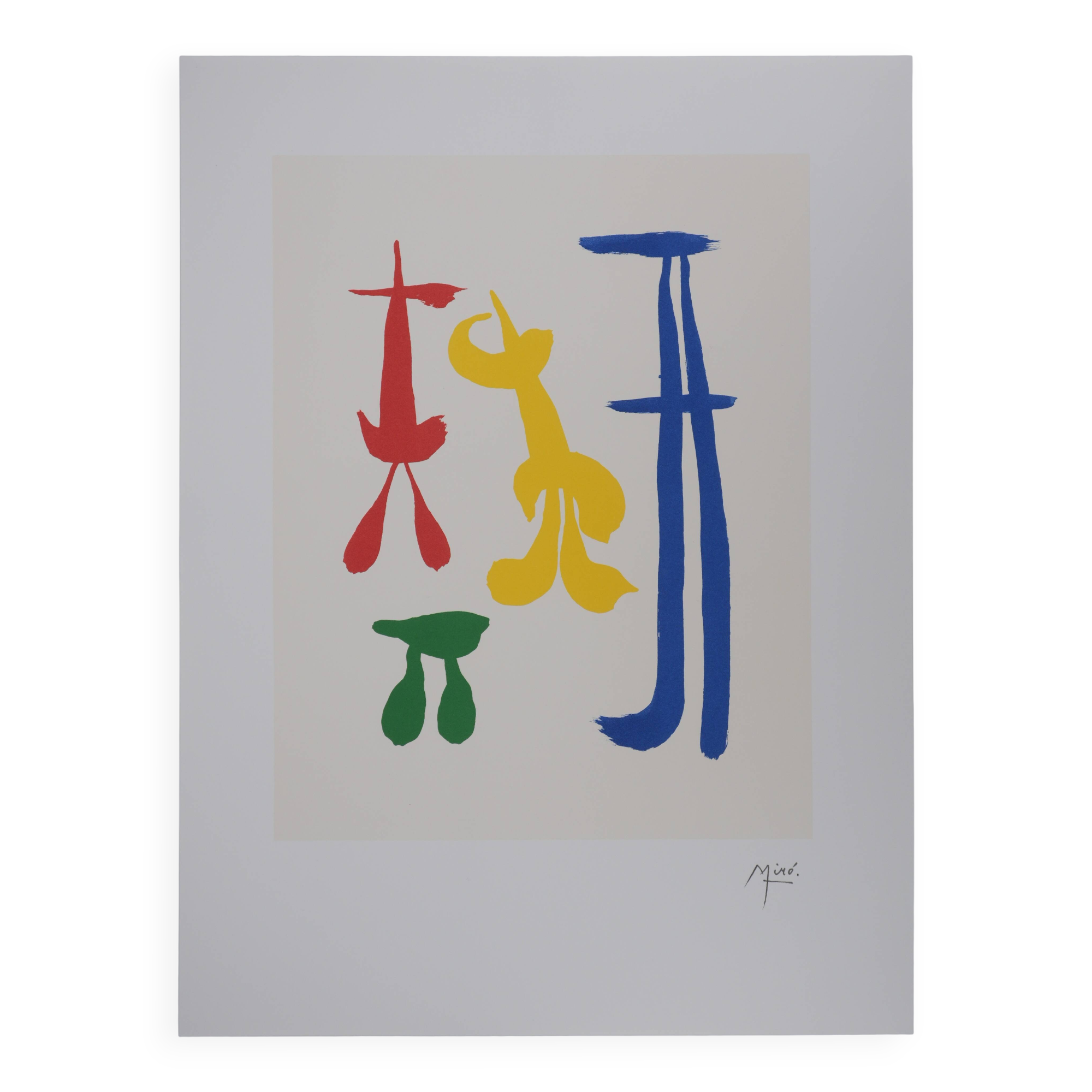 Joan Miro: Surrealist Family, Signed Lithograph