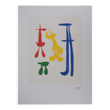 Joan Miro: Surrealist Family, Signed Lithograph