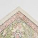 Tapis persan floral vert clair et beige, 204x320 cm
