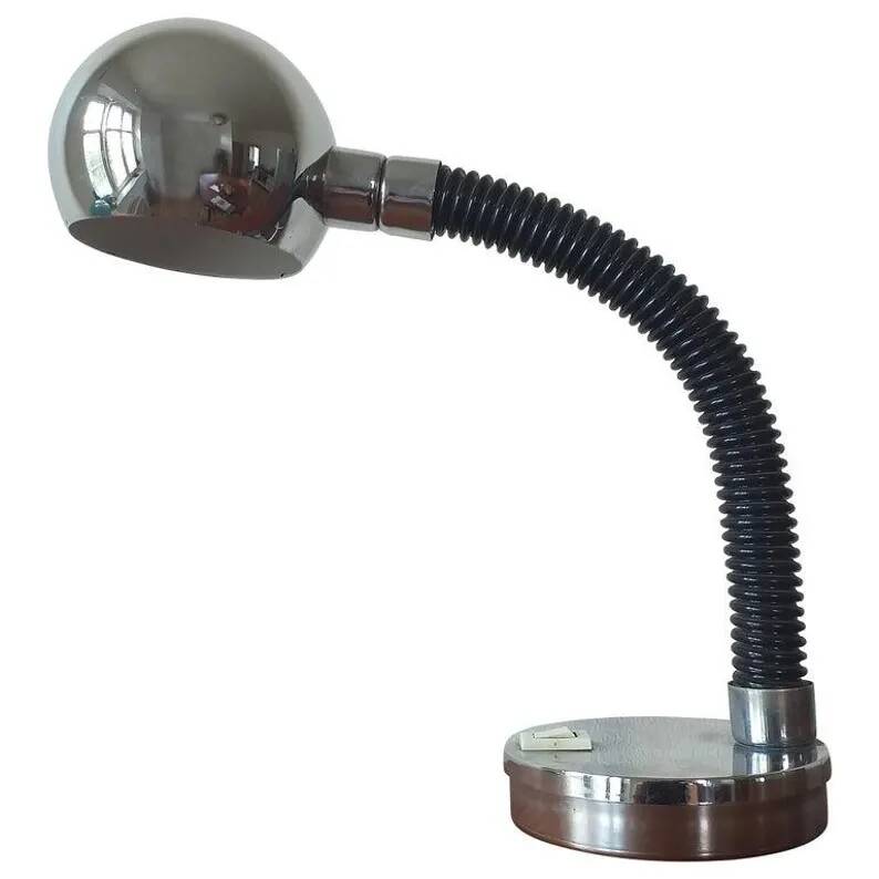 Midcentury Table Lamp Elbow, Targetti Sankey, Italy, 1970s