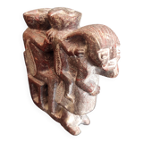 Sculpture ethnique, représentant une famille