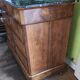 Louis Philippe walnut burl commode