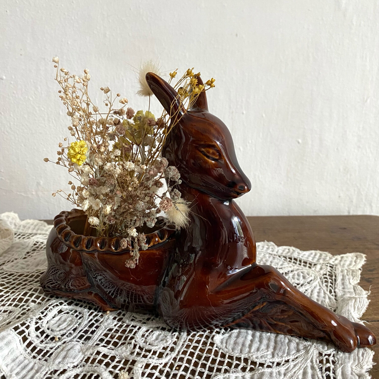 Ceramic deer from the 1950s-60s