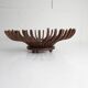 Handcrafted fruit dish 1960 solid wood unique piece