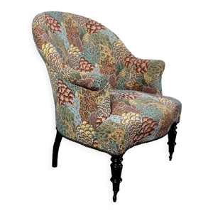 Fauteuil Crapaud, époque Louis-Philippe