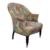 Fauteuil Crapaud, époque Louis-Philippe – 2ème moitié du XIXe