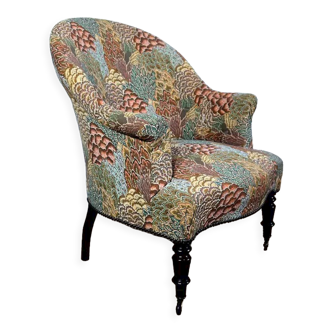 Fauteuil Crapaud, époque Louis-Philippe – 2ème moitié du XIXe