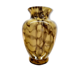 Vase in opaline glaze Art Deco Scailmont Glassworks Henri Heemskerk Belgium