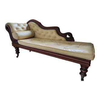 Chaise longue avec cygne