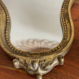 Wooden mirror 34x19cm