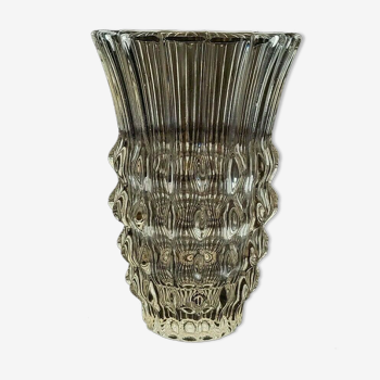 Vase en cristal vintage