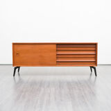 Vintage teak row, 160cm, restored