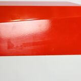 Red Table Lamp by Josef Hurka for Lidokov, 1970s