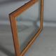 Old frame oak gilded stucco wood + glass 37.5x30 foliage 33x25.9 cm sb