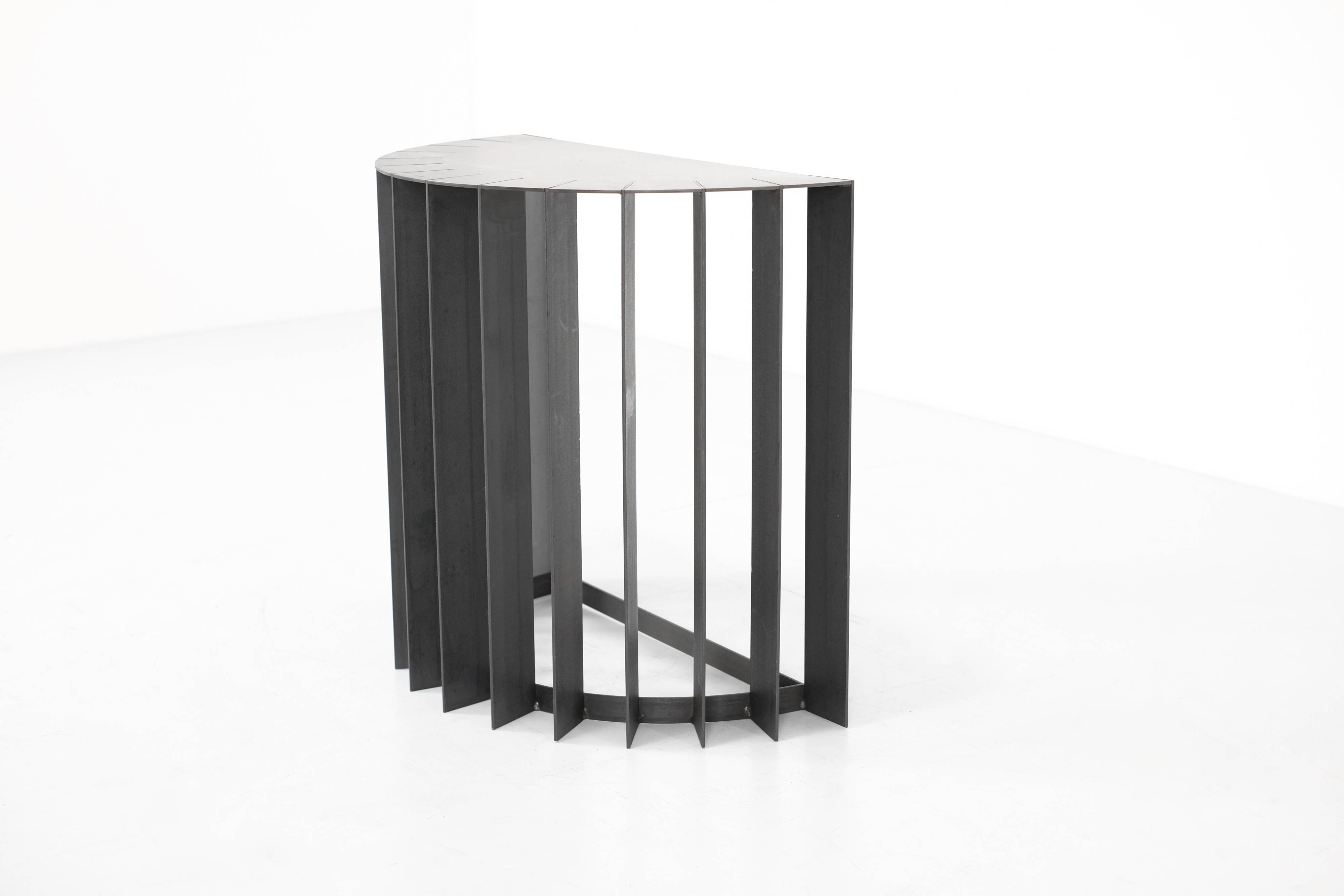 “Blue Moon” console by Franck Robichez for Dritsh, Paris 1980s Dritsh.